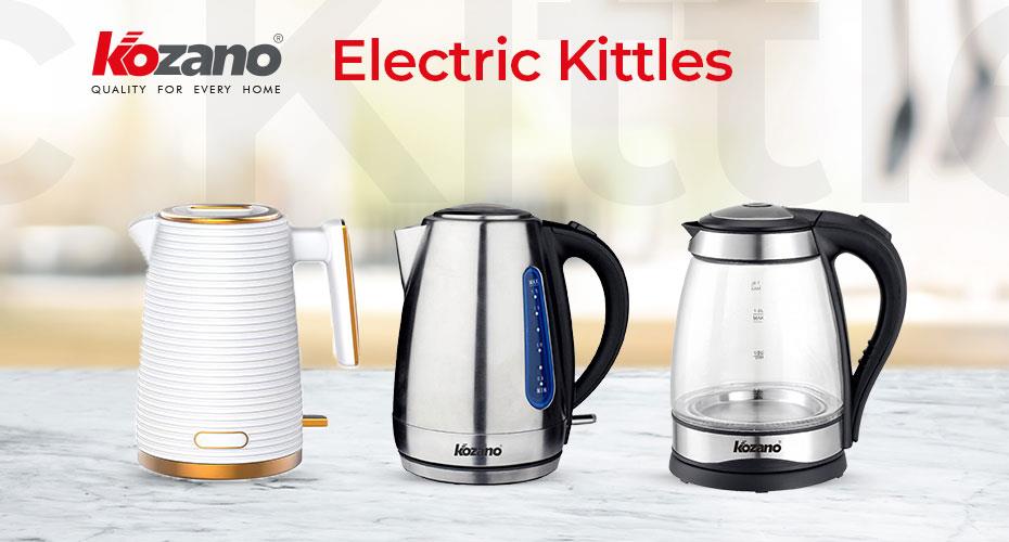 Experience Quick and Convenient Boiling with Kozano Electric Kettles