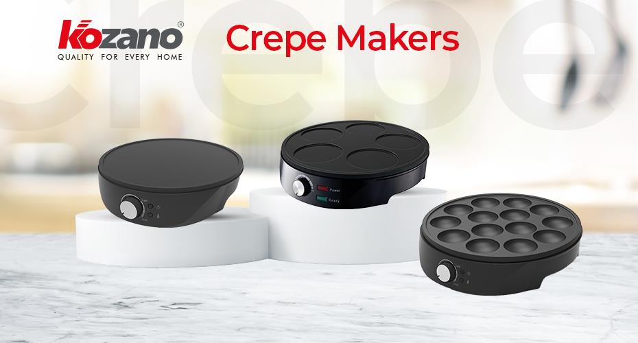 Make Delicious Crepes at Home with the Kozano Crepe Maker